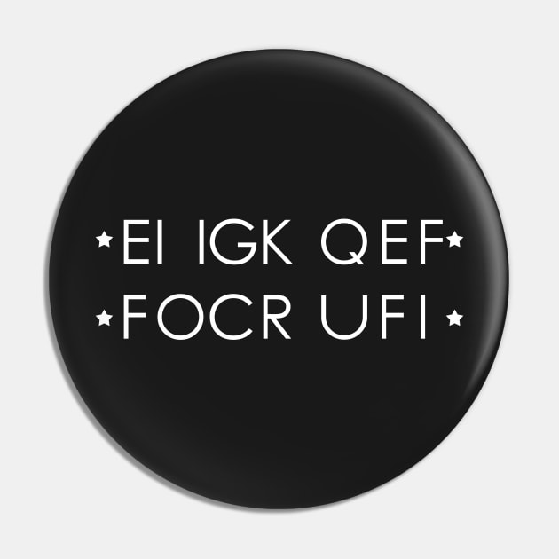 Fuck off - hidden message Pin by CMDesign