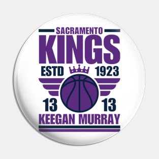 Sacramento Kings Murray 13 Basketball Retro Pin