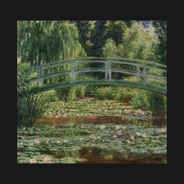 The Japanese Footbridge and the Water Lily Pool by Claude Monet by Classic Art Stall