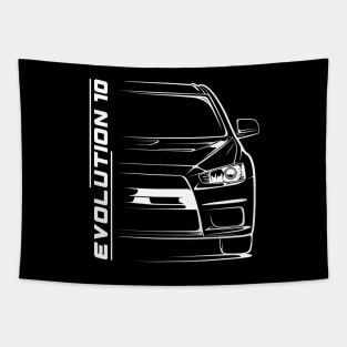 Lancer Evolution X Silhouette Tapestry