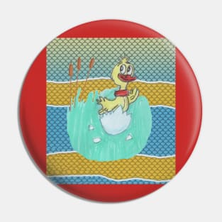 Duckling is Born from the Egg Pin