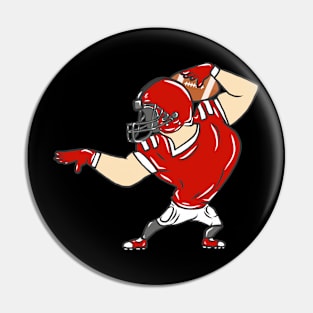 Rugby American Football Sport USA Gridiron Football Gift Pin