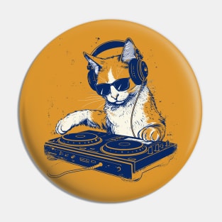 DJ Cat Pin