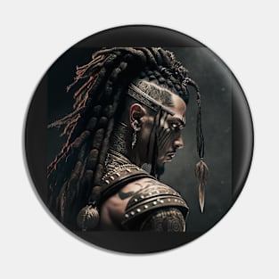 Tribal Spartan Pin