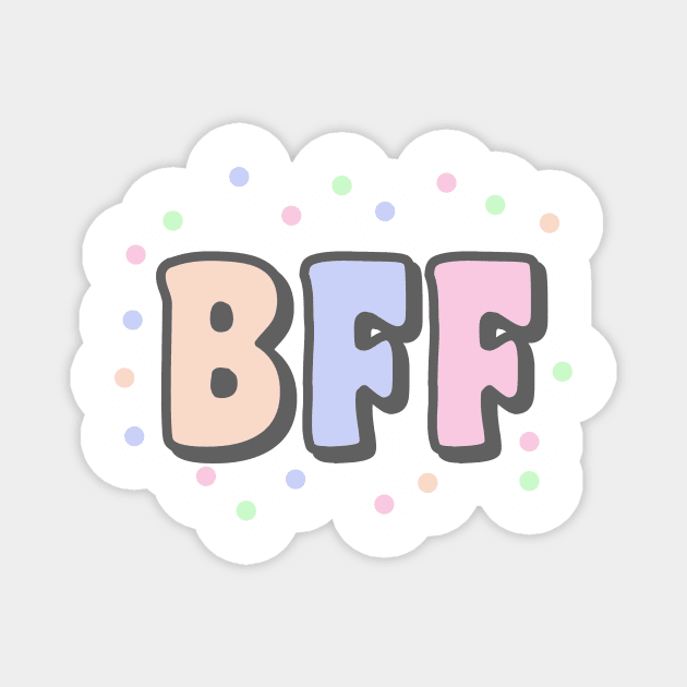 BFF Magnet by PaletteDesigns