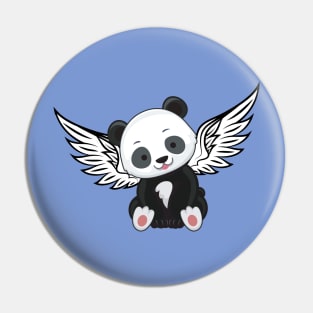 Panda Angel Pin