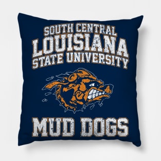 South Central Louisiana State University Mud Dogs Pillow