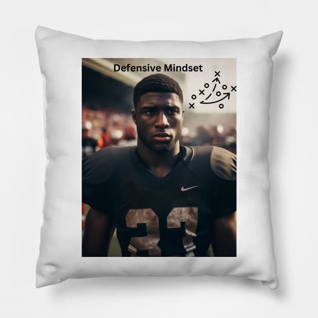 Defensive Mindset Pillow by Hayden Mango Collective 