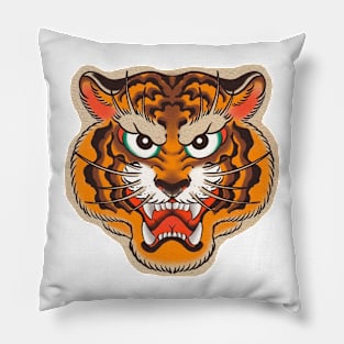 tigre enojado Pillow