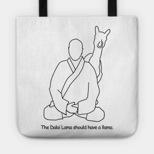 The Dalai Lama's llama. Tote