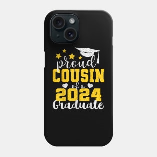 Proud Cousin of 2024 Graduate Awesome Family College Phone Case