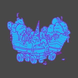 Ice Cream Trux (blue version) T-Shirt