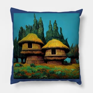 Starry Night in Kashyyyk Pillow