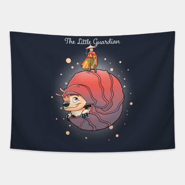 The Little Guardian Tapestry by Cromanart