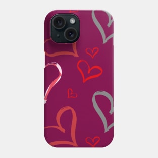 Fasbytes Valentines Hearts Phone Case