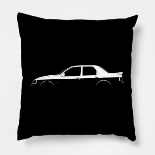 Ford Sierra Sapphire RS Cosworth Silhouette Pillow