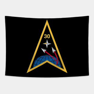 30th Space Launch Delta Logo Tapestry