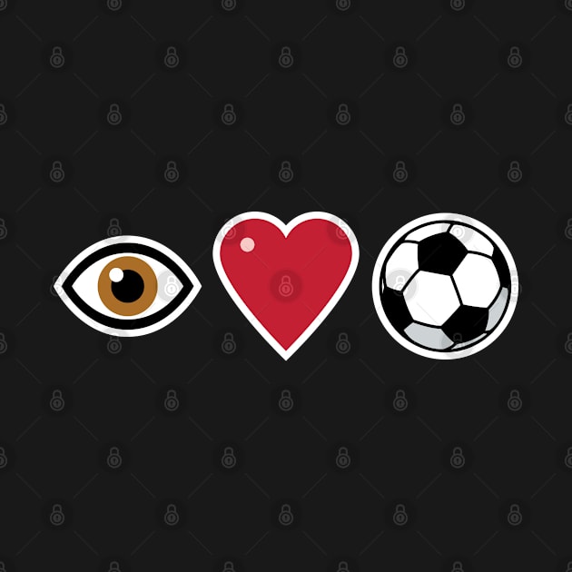 I Love Soccer by Fourteen21 Designs