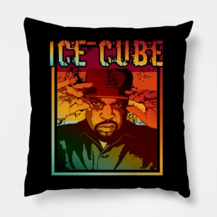 Ice cube | retro Pillow