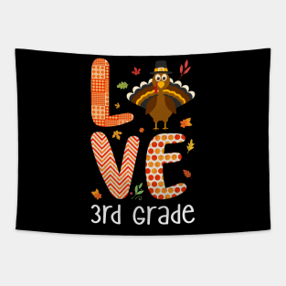 Love 3rd Grade Thanksgiving Tapestry