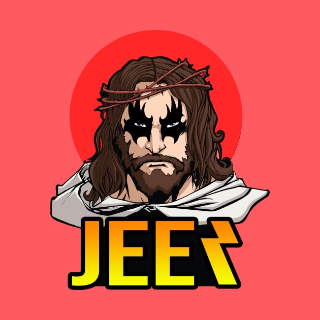 JESUS HEAVY METAL by theanomalius_merch