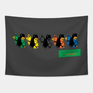 United Colors Of Kombat Tapestry