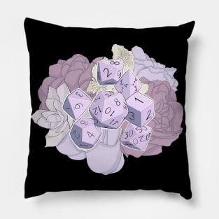 Purple Flower Dice Pillow