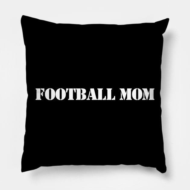 Football Mom Pillow by Red Roof Designs