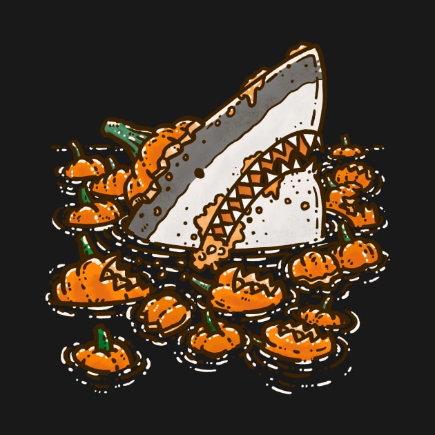 Pumpkin Destruction Shark by nickv47