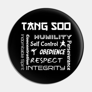 Tang Soo Tenets Pin