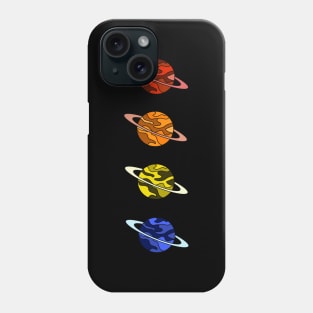 Rainbow Planets Phone Case