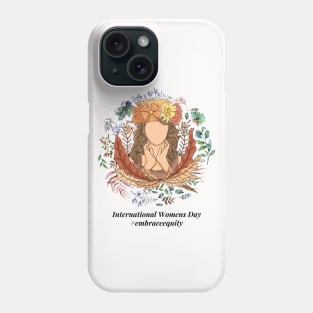 embrace equity international women's day 2023 Phone Case