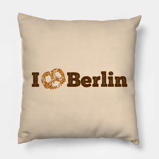 I love Berlin - brown pretzel Pillow