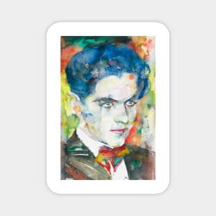 FEDERICO GARCIA LORCA - watercolor portrait .3 Magnet