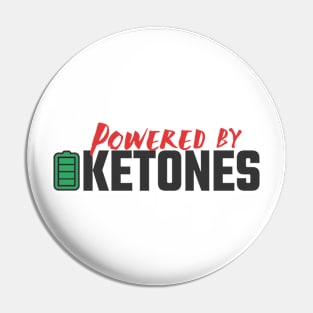 Powered by ketones Pin