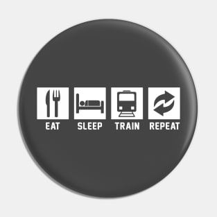 Eat Sleep Read Repeat Pin