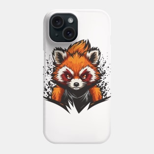 Graffiti Paint Red Panda Creative Phone Case