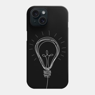 Idea | Lamp Light Bulb Sketch Phone Case