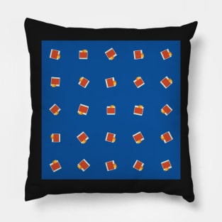 Old Fashioned on Blue Pillow