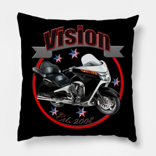 Vision U.S.A. Star Motorcycle Pillow