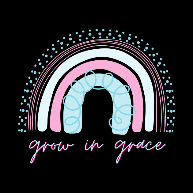 Grow in grace Christian Jesus Faith Bible Gift Verse by queensandkings