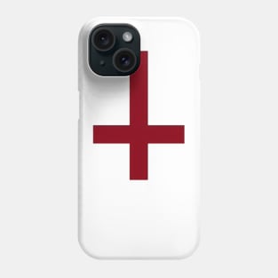 Upside Down Cross Phone Case