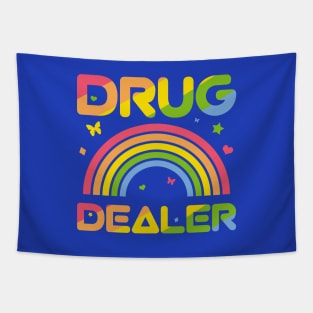 Pharmacy Drug Dealer Rainbow Bold Colors Tapestry