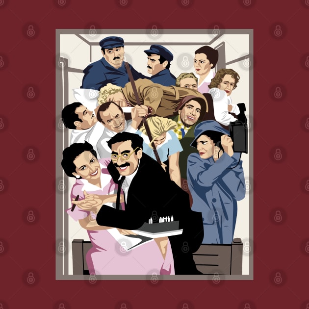MARX BROTHERS The Stateroom by Tiro1Linea