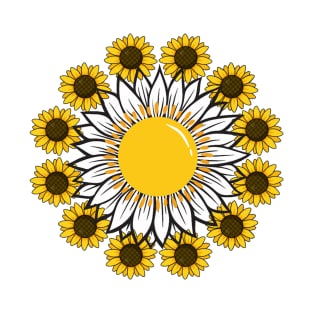 Little Aesthetic Sunflower T-Shirt