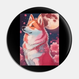 The wolf and the sakura Pin