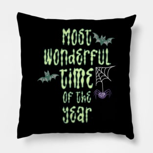 Most Wonderful Time of the Year Halloween goth cute Pillow