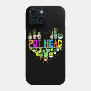 Plant Lover And Gardener Pot Head Succulent Phone Case