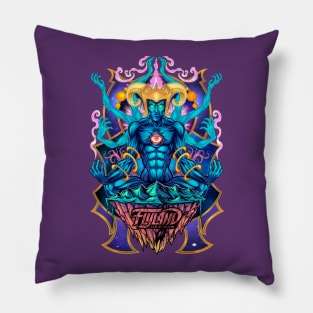 Psychedelic Meditating God Pillow