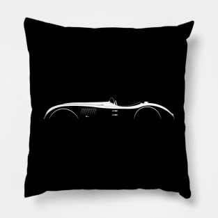 Jaguar C-Type Silhouette Pillow